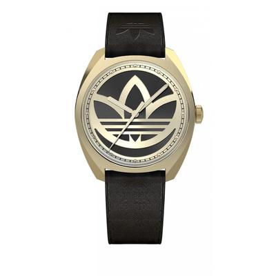 Adidas originals часы Модные часы Кварцевые 5ATM Водонепроницаемые Минеральное стекло Черный циферблат AOFH22512 Унисекс