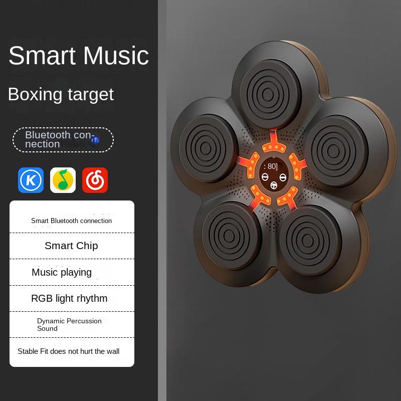 New Smart Boxing Machine Music Boxing Target Sports Fitness Boxing Trainer Home Exercise Boxing Wall Target