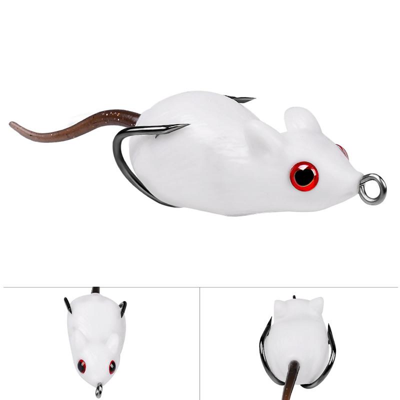 5 см 9 г 3d моделирование мыши набор приманок для рыбалки искусственный двойной крючок приманки приманки рыболовные аксессуары