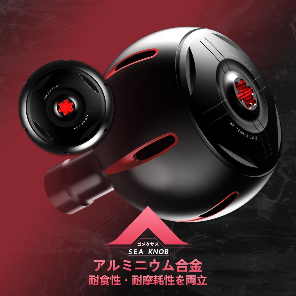 GOMEXUS TIMETRAVLE 38 мм Рукоятка катушки Алюминиевая круглая сменная ручка-кноб для спиннинговых и кастинговых катушек Daiwa Type S и Shimano Type A