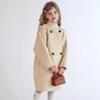 Girls Double-faced Wool Coat Wool Thickened Mid-length Autumn and Winter Woolen Coat