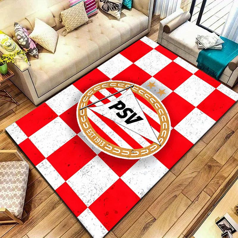 PSV Eindhoven Carpet Rug for Living Room Bedroom Home Sofa Decoration,Kids play Non-slip Floor Mat