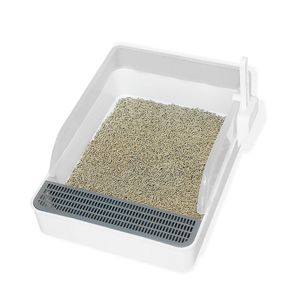 Полузакрытый лоток для кошачьего туалета, съемный нелипкий лоток для кошачьего туалета с защитой от брызг, кошачий туалет с