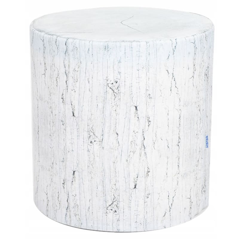 children's pouffe - white stump