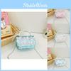 Stylish Children's Quilted Pearl Handbag With Lace And Bowknot For Girls Everyday Fashion