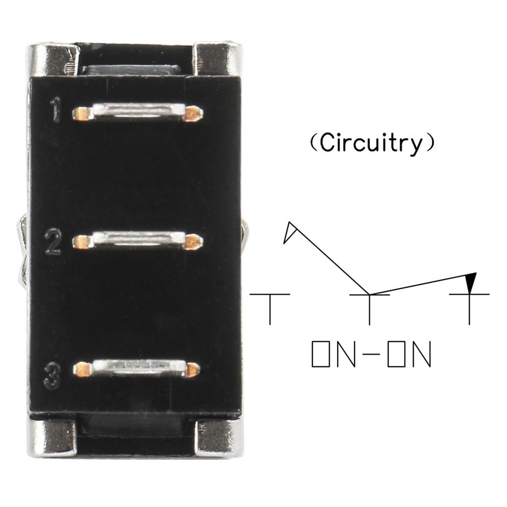 Heschen Металлический тумблер Flick Flip 12V 25A ON/ON 2 позиции 3 штырька для приборной панели автомобиля