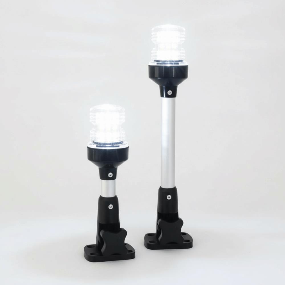 12-24V DC LED Anchor Light Aluminum Zinc Zinc Alloy Rod Boat Yacht Light  Yacht Equipment