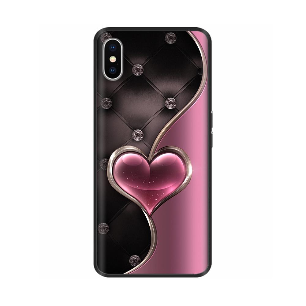 Для iPhone X XS Цветы Мягкие ТПУ Силиконовые Чехлы для Телефона Ударопрочная Крышка Для iPhone X Xs Max XR Мягкий Жидкий Корпус Fundas Capa