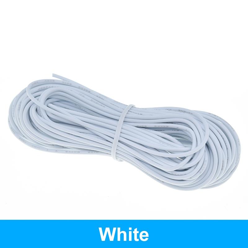10-метровый монтажный провод 1007 24 AWG, 80°C / 300V, кабель для DIY-электроники, красный/черный/синий/желтый, для электронных компонентов