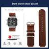 18 мм Винтажный ремешок для часов из натуральной кожи для Casio AE-1200/AE-1300/AE-1500/SGW-300/SGW-400/W218H Черный и Коричневый Сменный ремешок