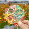 Xi'an Four Seasons Scenic Fridge Magnet - Travel Souvenir