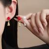 Серьги-бусины из холодной тыквы Новые Китайские Ретро Серьги с бахромой Серьги Модные Универсальные Серьги