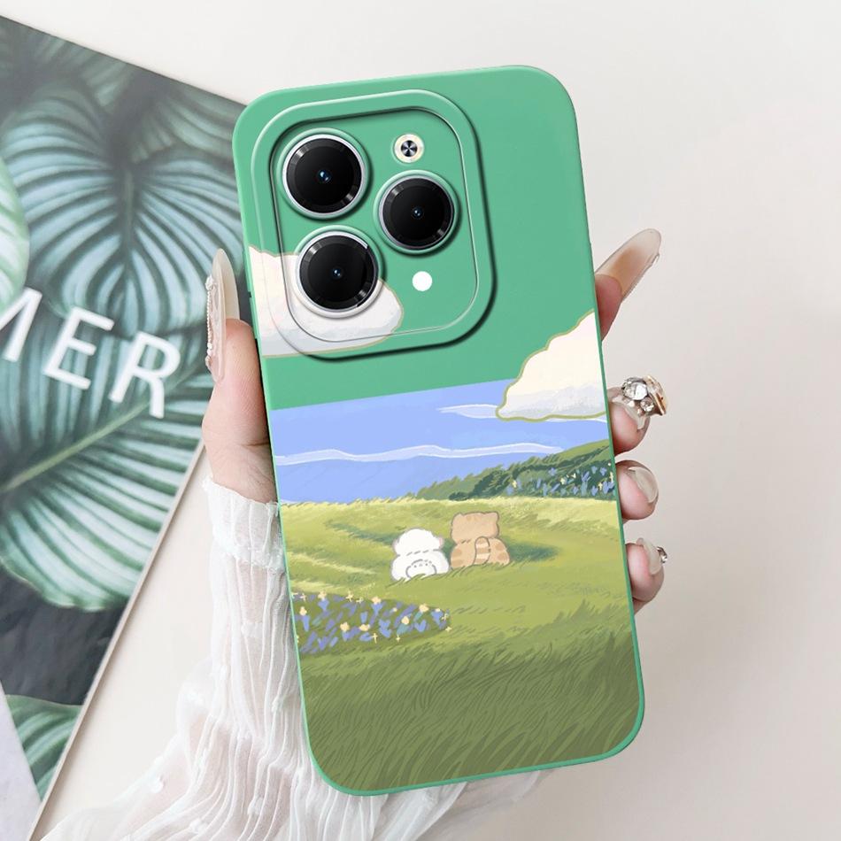 Чехол для Infinix Hot 40 Pro Hot 40 40i 40Pro Hot40 Hot40i Милый Мультяшный Панда Кролик Мягкий Силиконовый Ударопрочный Чехол для Телефона