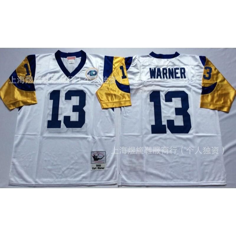 St. Louis Rams Vintage Football Jersey Mitchell Ness Embroidered NFL Style Team Apparel Men