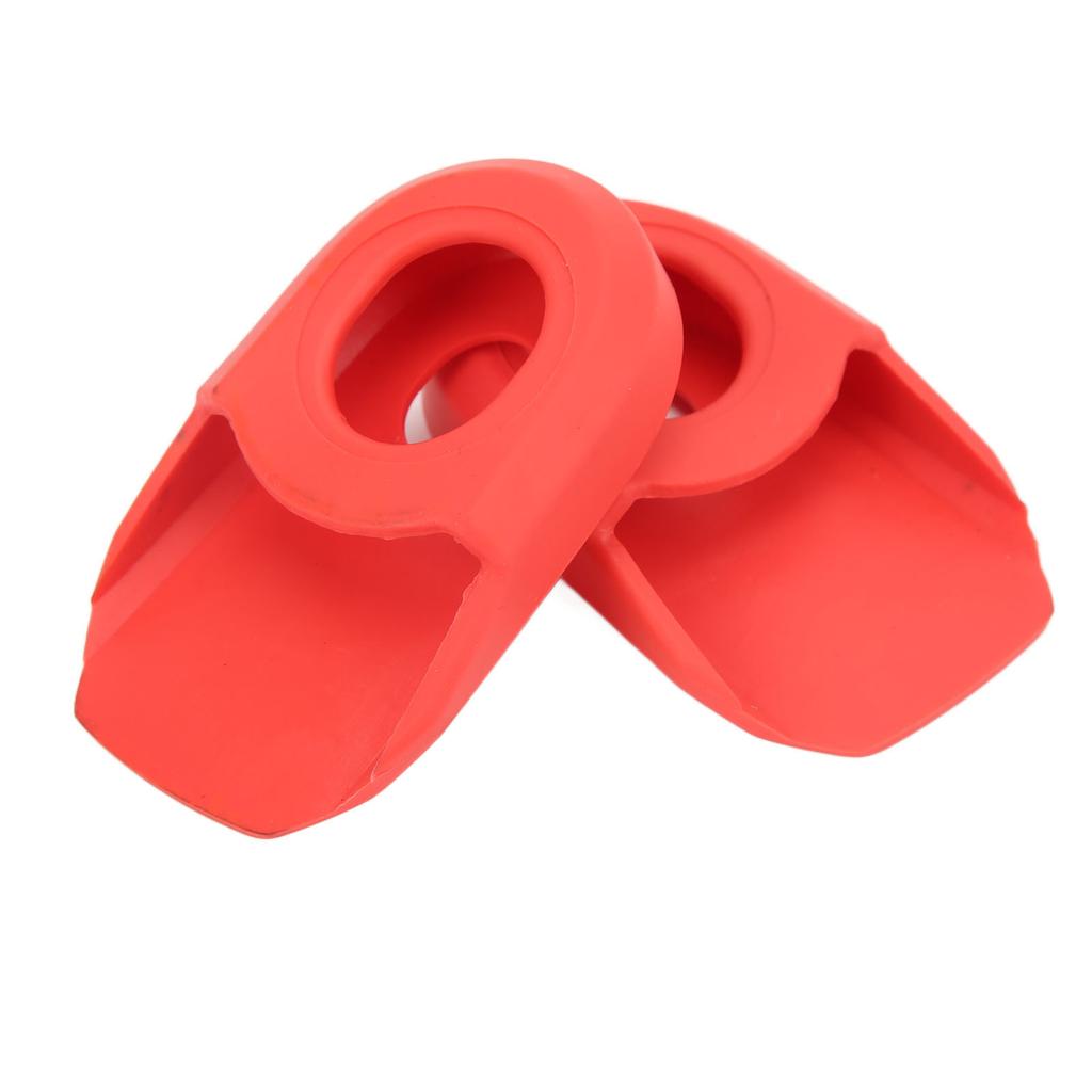 2PCS Bike Crank Cover Protector Silicone BIcycle Crank Arm Sleeve Cover Protective CaseRed