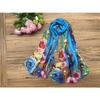 New Blackout Beach Towel Summer Air Conditioning Shawl Chiffon Scarf Temperament Celebrity Women's Gauze Scarf