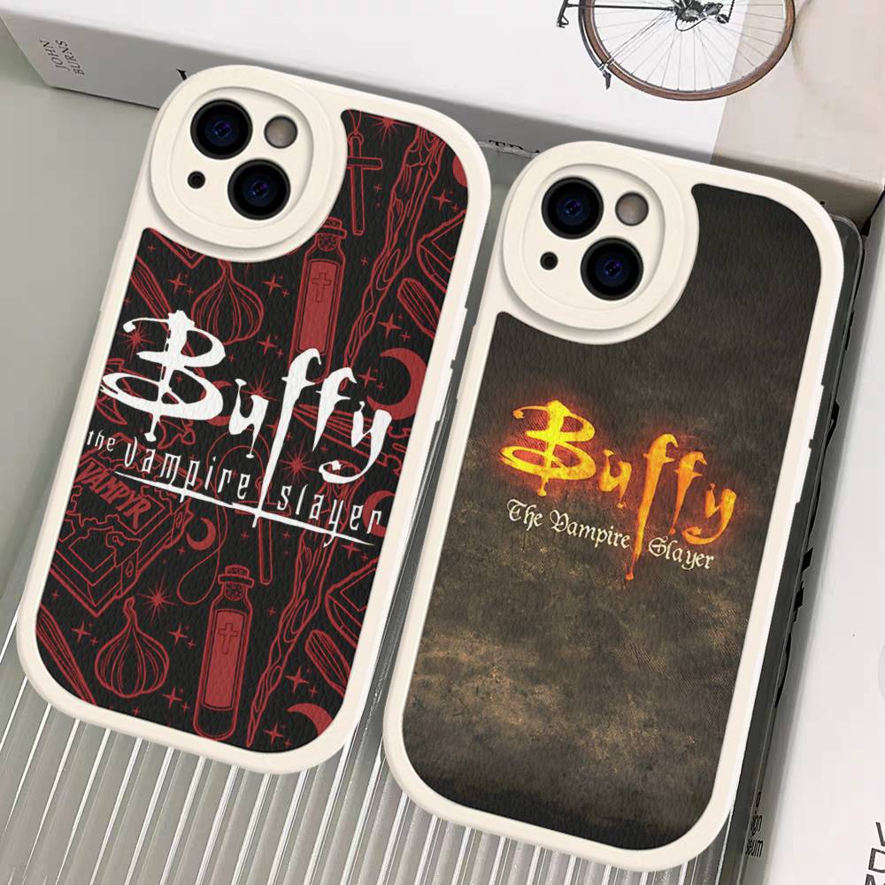 B-Баффи Истребительница Вампиров Для IPhone 16 15 14 13 12 11 Pro Max Plus Кожаный Чехол для Телефона