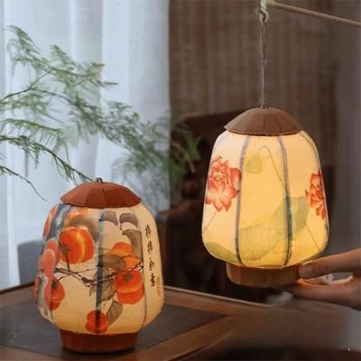 Vintage Lantern Material Kit Ancient Style Children Holding Lantern  Lantern Festival