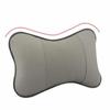 New Safety Bone Leather Head Neck Rest Pillow Car Seat Headrest Cushion Pad Restraint