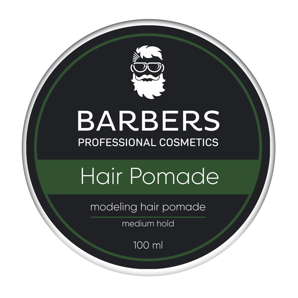 Помада для волос Barbers Modeling Hair Pomade Medium Hold 100 мл