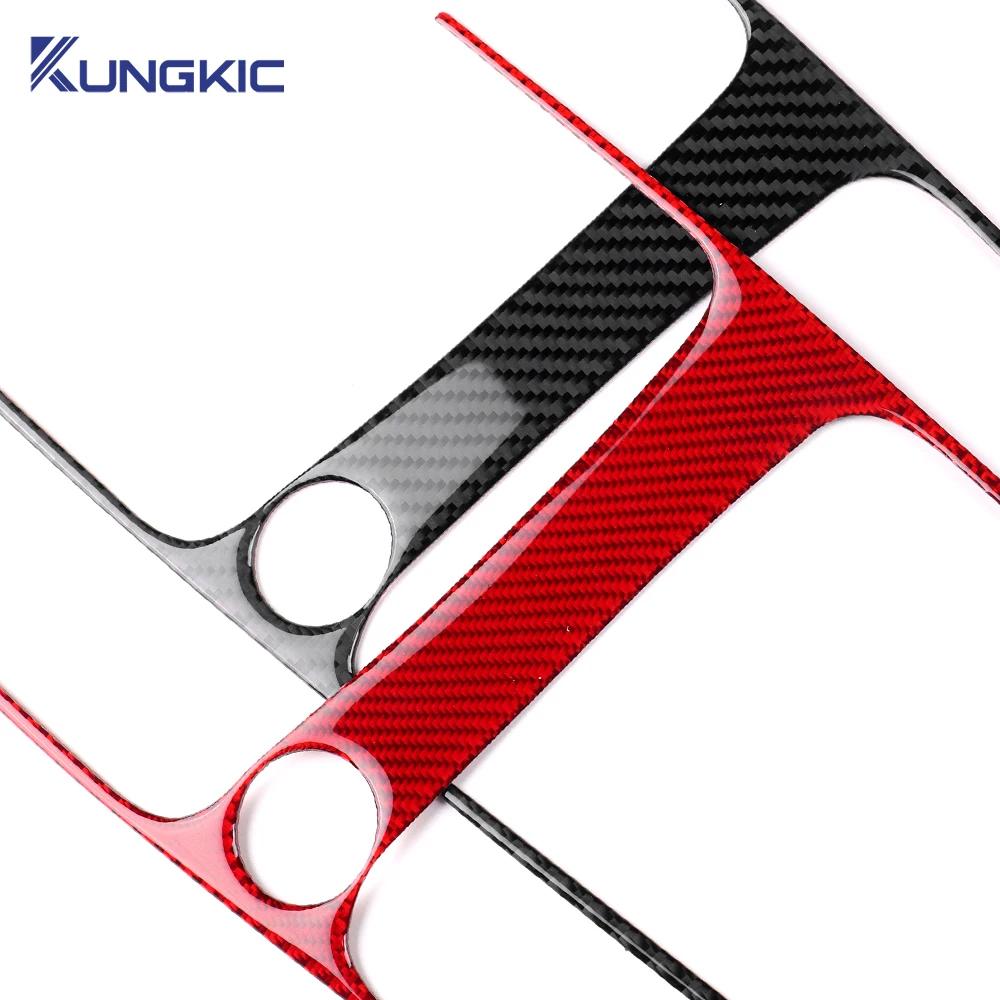 Carbon Fiber Gear Shift Panel Frame for Seat Leon 2017 2018 2019 Interior Accessories LHD RHD