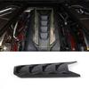 Carbon fiber ABS Engine Shroud Cover Panel Cover Trim For Corvette C8 -2025