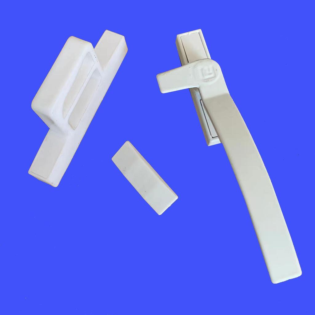 Утолщенные поворотно-откидные двери и окна из ПВХ, ручка в форме цифры семь с замком