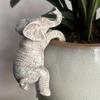 Elephant Lover's Dream - Adorable Hanging Flower Pot for Home and Garden Decoration