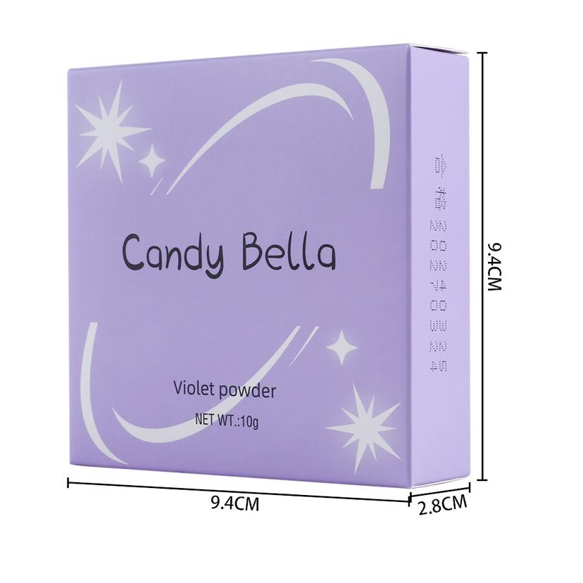 Пудра для контроля жирности макияжа Blue Sky Flowing Cloud, стойкая фиксирующая пудра для макияжа, лавандово-фиолетовая прозрачная фиксирующая пудра, естественный эффект макияжа