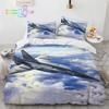Airplane 3D Print Flying Plane Comfortable Duvet Quilt Cover Pillowcase Bedding Set Children Bedroom Decoration Home Textile