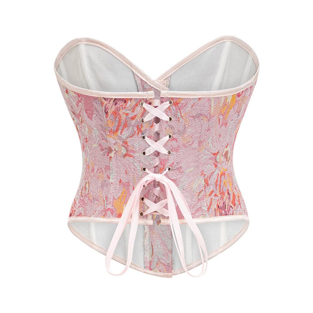 Корсет Новый ретро-топ-труба Маленький жилет Fishbone Корсет Верхняя одежда