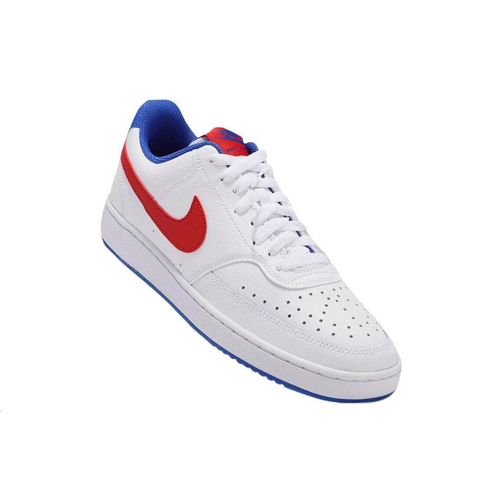 Nike Court Vision Low White University Красные мужские кроссовки DB5945-161