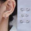 One-Touch Silver Earrings Lha_It (Wfgdgt1)