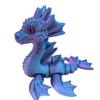 3D Printed Sea Dragon Figurine Movable Joints Dragon Figure Mini Articulated Dragon Model Fidget Toy Desktop Decoration Ornament