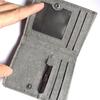 Мужской модный холщовый кошелек, короткий кошелек, чехол для кредитных карт, сумка, держатель для карт, кошелек, сумка для денег, держатель для банков