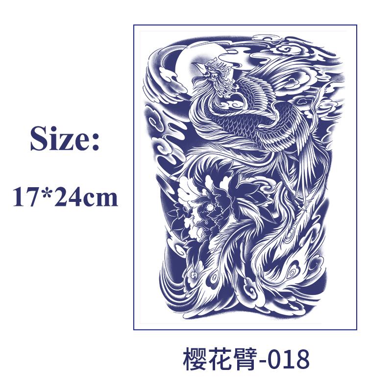 Juice Net Red Tattoo Sticker Lasts 7-15 Days Herbal Plant Semi Permanent Temporary Tattoos Sticker Body Art Fake Tatoo Men Women