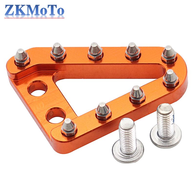 CNC Rear Brake Pedal Step Plate Tip For KTM SX SXF EXC EXCF XC XCF XCW XCFW For HUSQVARNA TC TE FE 125 250 300 350-501 2008-2016
