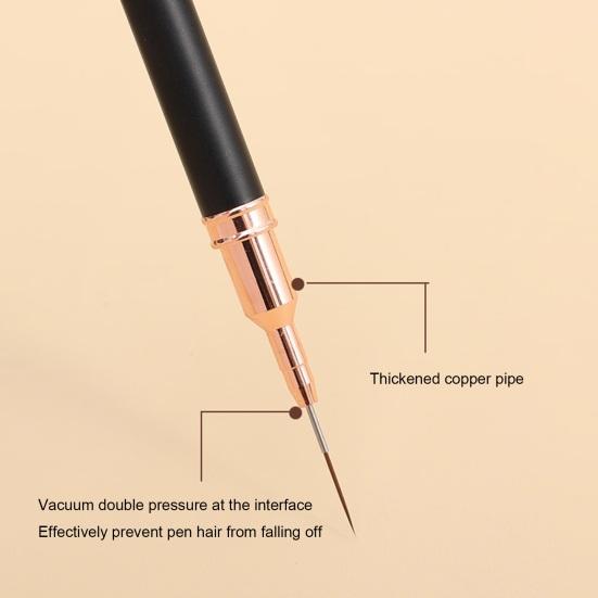 5 шт. ручки для дизайна ногтей, прочный, длительный срок службы, нежный дизайн, кисть для рисования тонких линий для красивого дизайна ногтей