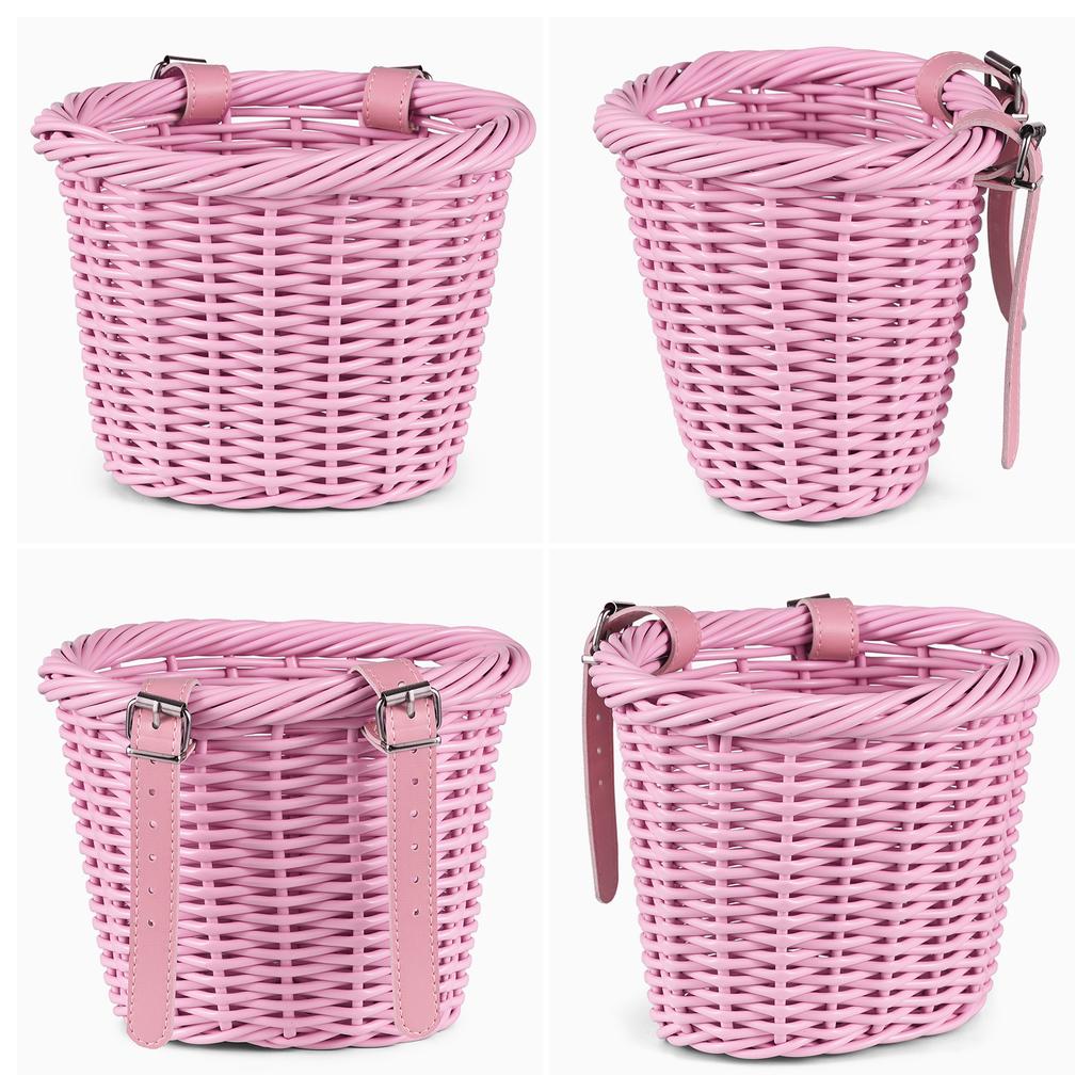 Kid "s Bike Basket for Girls Front Bike Accessories with Handlebar Streamers  Cycling Ages 313