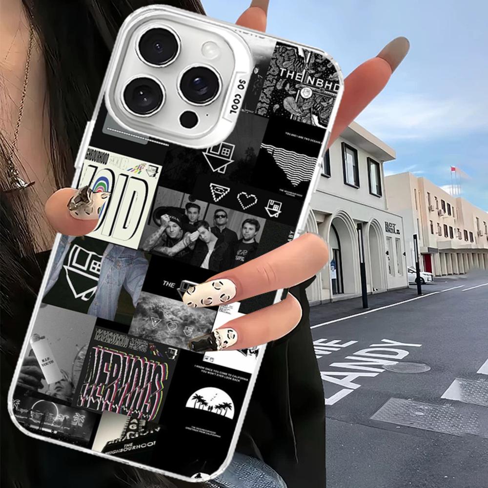 Чехол для телефона The Neighbourhood Band для iPhone 16 15 14 13 12 11 Pro Max X XR XSMAX 8 7 Plus Матовый противоударный задний чехол