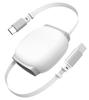 PD 111 Вт USB C на USB C Быстрая зарядка Выдвижной кабель данных Для iPhone11 16 Samsung Одноголовый Телескопический Автомобильный Зарядник Кабель данных