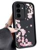 Чехол S26 Ultra Розовый Цветок Персика Цветочный Чехол Для Samsung Galaxy S25 S24 Ultra S23 Plus S22 S21 FE A54 A15 A35 A55 A16 A26 A36 A56 A17 A37 A57 5G