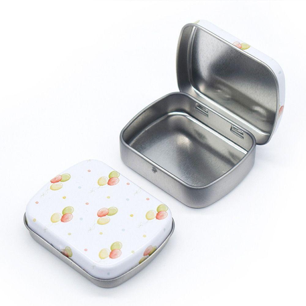 Мини Жестяная Коробка Металлическая Банка для Хранения Новая Жестяная Коробка на Петлях Конфеты