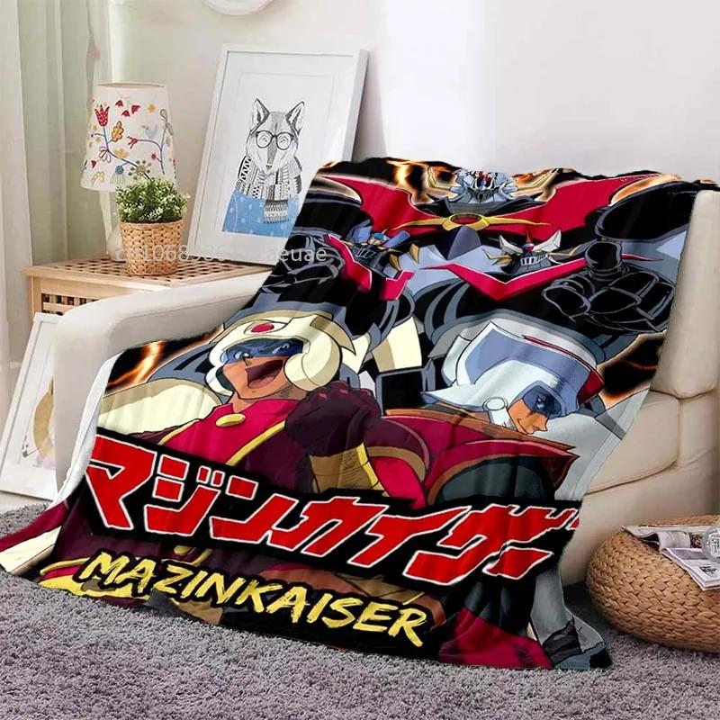Mazinger z UFO Robot Grendizer фланелевое одеяло мультфильм аниме дети мягкий чехол легкий кровать диван стул одеяло