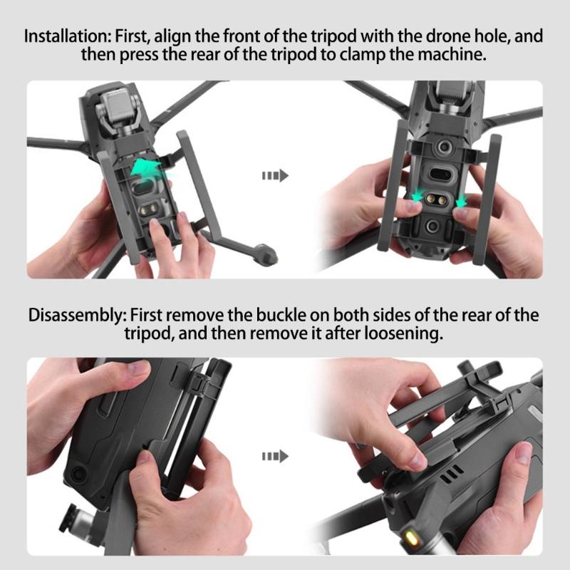 Increased Height Stand Height Extender Leg Protector Drones Accessories Quick Disassembly for 2 2PRO