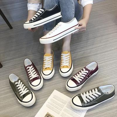 2024 Горячая Распродажа Женские Кроссовки На Шнуровке, Вулканизированные Кроссовки Новые Уличные Женские Кроссовки Плоский Каблук, Холщовые Женские Теннисные Кроссовки Для Академии