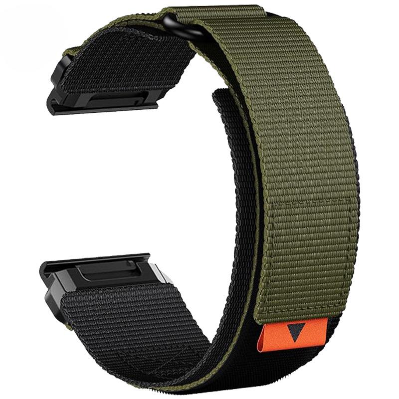 QuickFit 22mm 26mm Tactical Outdoor Nylon Strap For Garmin Fenix 7X 6X Pro 5X Plus/Quatix/Mk2/Enduro 2/Instinct 2X Watchband