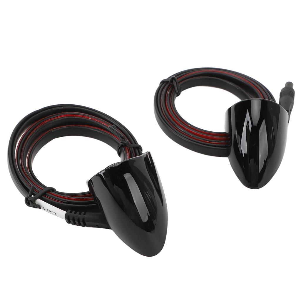 Камера слепых зон автомобиля с ночным видением, крепление на ленту, камера бокового обзора, система видеонаблюдения для камеры (черный)