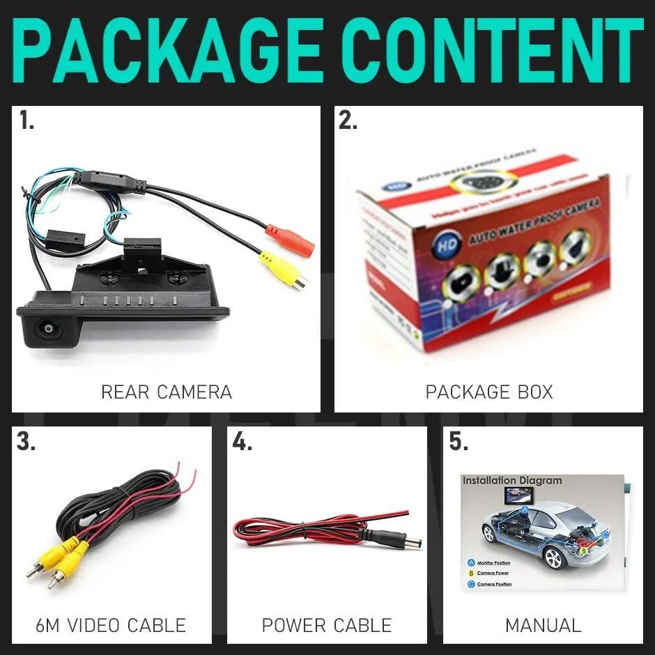 Камера заднего вида для моделей BMW: E60, E39, E90, E82, E61, X1 E84, X5 E70, E92, E91