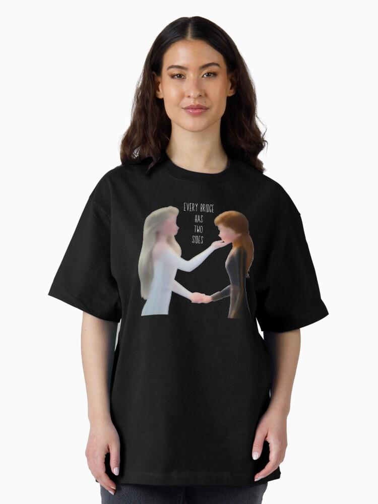 Frozen Two Sides Oversized T-Shirt
